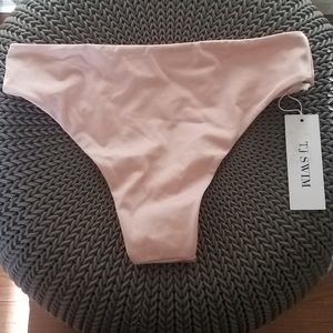 TJ Swim blush rose bikini bottoms